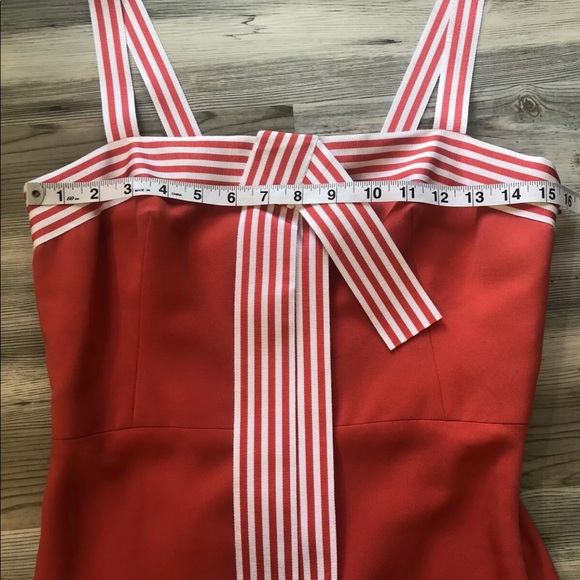 Lela Rose Fluid Crêpe Tie Front Dress Size 6 - Picture 7 of 9